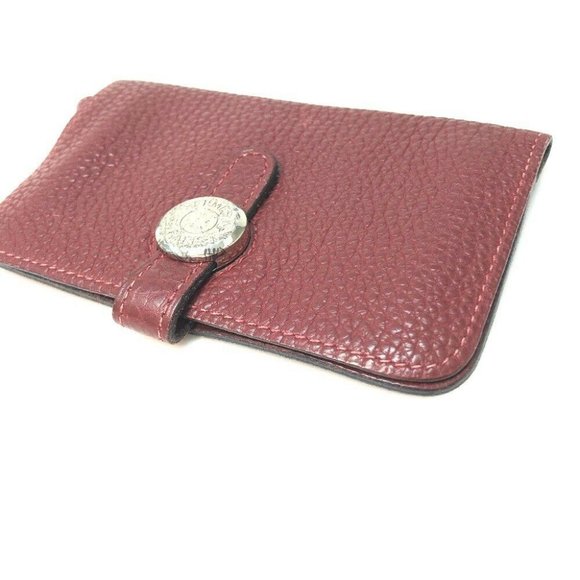 AUTHENTIC HERMES Dogon Coin Compartment coin purse Rouge - Picture 3 of 9